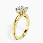 14ct Yellow Gold Quinn Solitaire Lab Diamond Ring standing product image one