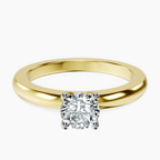 14kt Yellow Gold Quinn Solitaire Lab Diamond Ring front image