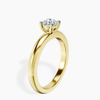 14kt Yellow Gold Quinn Solitaire Lab Diamond Ring standing product image one