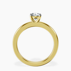 14kt Yellow Gold Quinn Solitaire Lab Diamond Ring side right image one