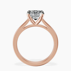 2.93 ct. emerald Teagan Solitaire Ring in 10kt rose gold side right image one