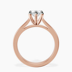 18kt Rose Gold Nina Dobrev Solitaire 2mm Lab Diamond Ring side right image one
