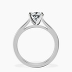 Platinum Nina Dobrev Solitaire 2mm Lab Diamond Ring side right image one