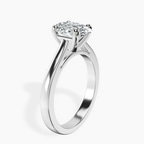 2.99 ct. oval Nina Dobrev Engagement Ring in platinum standing product image one
