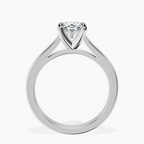 2.99 ct. oval Nina Dobrev Engagement Ring in platinum side right image one