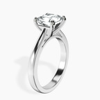 Platinum Nina Dobrev Solitaire 2mm Lab Diamond Ring standing product image one