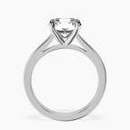 Platinum Nina Dobrev Solitaire 2mm Lab Diamond Ring side right image one