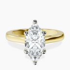 18kt Yellow Gold Nina Dobrev Solitaire 2mm Lab Diamond Ring front image