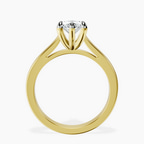 18kt Yellow Gold Nina Dobrev Solitaire 2mm Lab Diamond Ring side right image one
