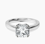 Platinum Shye Petal Solitaire Lab Diamond Ring front image