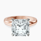 10kt Rose Gold Arielle Solitaire Lab Diamond Ring front image