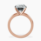 10kt Rose Gold Arielle Solitaire Lab Diamond Ring side right image one