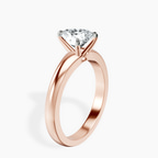 10kt Rose Gold Arielle Solitaire Lab Diamond Ring standing product image one
