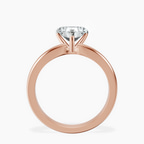 10kt Rose Gold Arielle Solitaire Lab Diamond Ring side right image one