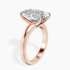 18kt Rose Gold Arielle Solitaire Lab Diamond Ring standing product image one
