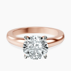 14ct Rose Gold Arielle Solitaire Lab Diamond Ring front image