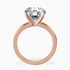 10kt Rose Gold Arielle Solitaire Lab Diamond Ring side right image one