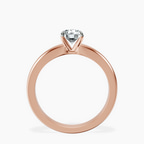 18kt Rose Gold Arielle Solitaire Lab Diamond Ring side right image one