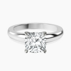 Platinum Arielle Solitaire Lab Diamond Ring front image