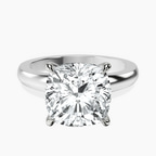 Platinum Arielle Solitaire Lab Diamond Ring front image