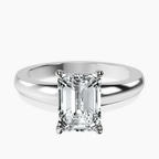 Platinum Arielle Solitaire Lab Diamond Ring front image