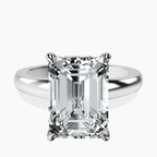 Platinum Arielle Solitaire Lab Diamond Ring front image