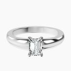 Platinum Arielle Solitaire Lab Diamond Ring front image