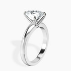 2.23 ct. heart Arielle Solitaire Ring in platinum standing product image one