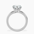 2.23 ct. heart Arielle Solitaire Ring in platinum side right image one