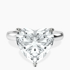 Platinum Arielle Solitaire Lab Diamond Ring front image