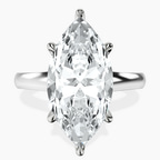 Platinum Arielle Solitaire Lab Diamond Ring front image