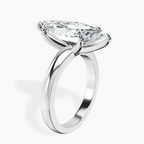 Platinum Arielle Solitaire Lab Diamond Ring standing product image one
