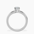 18kt White Gold Arielle Solitaire Lab Diamond Ring side right image one