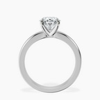 2.99 ct. oval Arielle Solitaire Ring in 10kt white gold side right image one