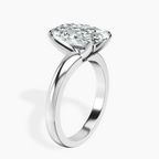 18kt White Gold Arielle Solitaire Lab Diamond Ring standing product image one