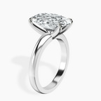 18kt White Gold Arielle Solitaire Lab Diamond Ring standing product image one