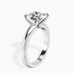 Platinum Arielle Solitaire Lab Diamond Ring standing product image one