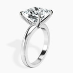 Platinum Arielle Solitaire Lab Diamond Ring standing product image one