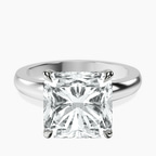 Platinum Arielle Solitaire Lab Diamond Ring front image