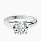 14ct White Gold Arielle Solitaire Lab Diamond Ring front image