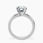 14kt White Gold Arielle Solitaire Lab Diamond Ring side right image one