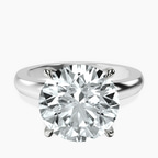 Platinum Arielle Solitaire Lab Diamond Ring front image