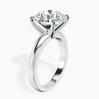 Platinum Arielle Solitaire Lab Diamond Ring standing product image one