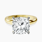 10kt Yellow Gold Arielle Solitaire Lab Diamond Ring front image
