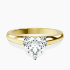 18kt Yellow Gold Arielle Solitaire Lab Diamond Ring front image