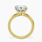 18kt Yellow Gold Arielle Solitaire Lab Diamond Ring side right image one