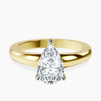 18kt Yellow Gold Arielle Solitaire Lab Diamond Ring front image