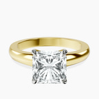 18kt Yellow Gold Arielle Solitaire Lab Diamond Ring front image