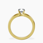 18kt Yellow Gold Arielle Solitaire Lab Diamond Ring side right image one