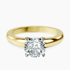 18kt Yellow Gold Arielle Solitaire Lab Diamond Ring front image